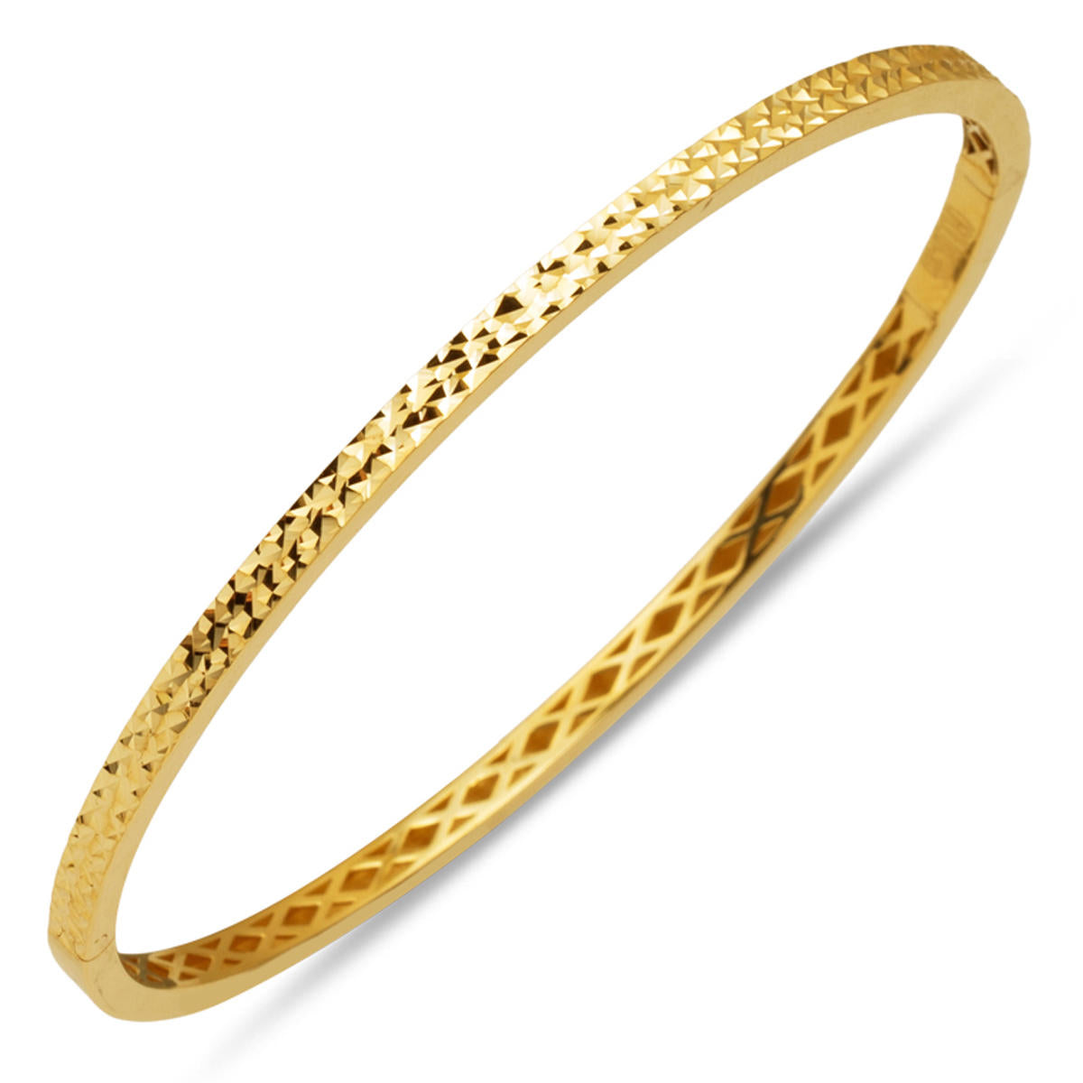 Plain Yellow Gold 14 Karat Cuff Bracelet