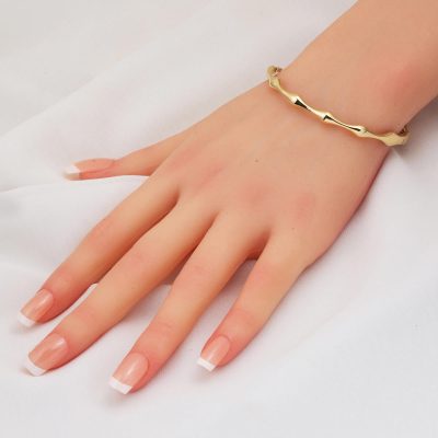 Kemik Model 14 Ayar Sarı Altın Kelepçe - 14K - 6.95g - EZ Gold