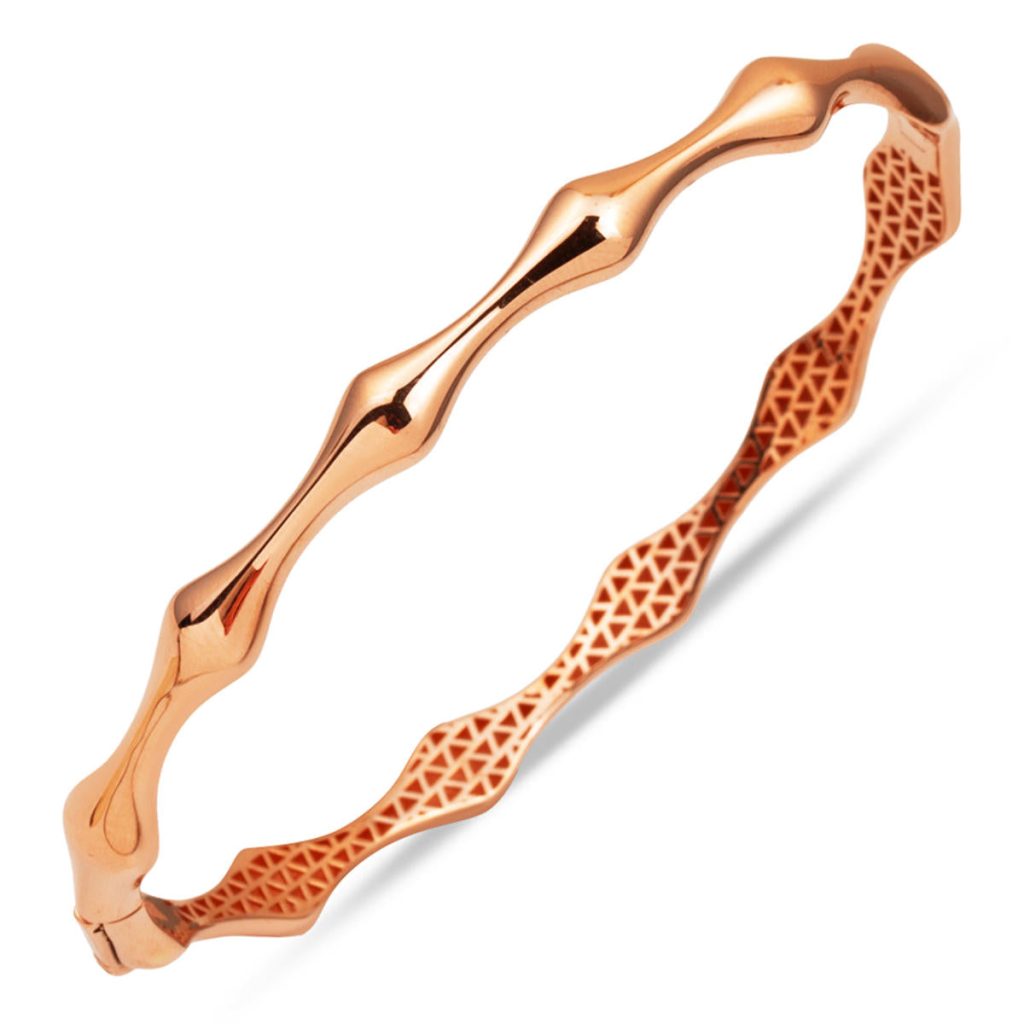 Kemik Model 14 Carats Rose Or Manchette