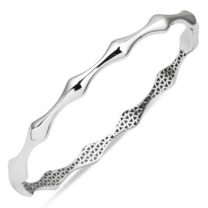 Kemik Model 14 Carats Blanc Or Manchette