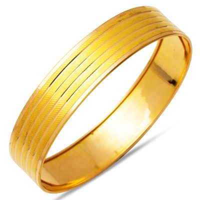 14 Karat Trabzon Woven Gold Bangle