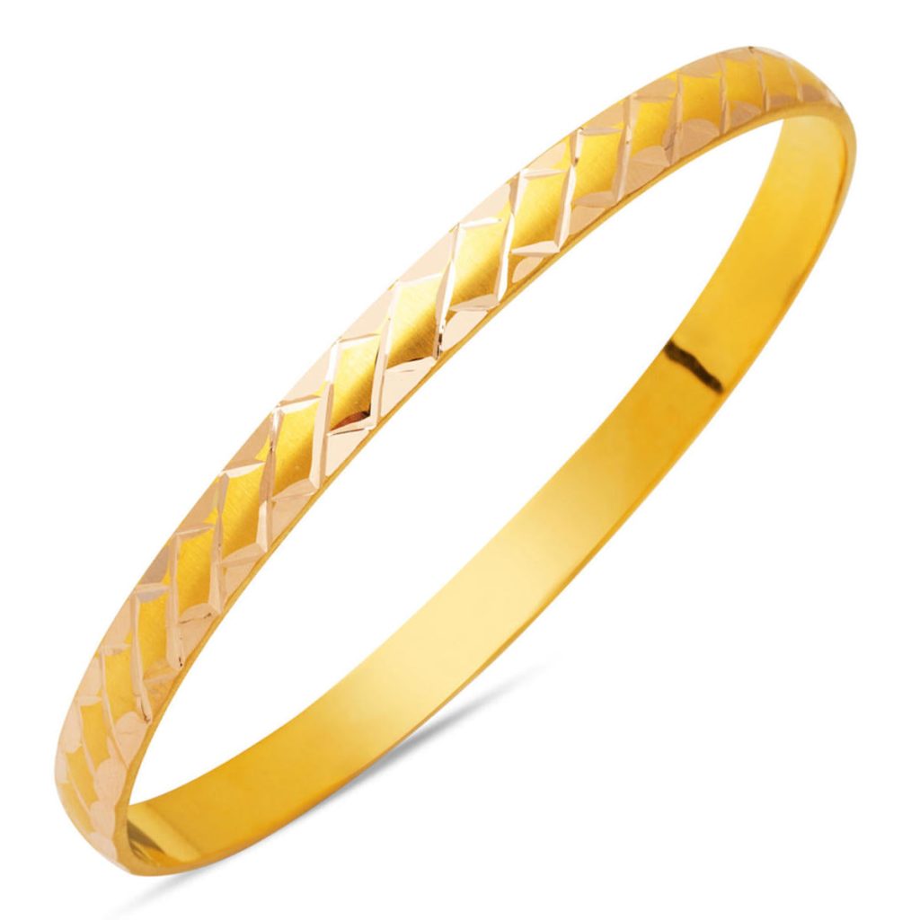 14 Carats Desenli Cadeau Jonc