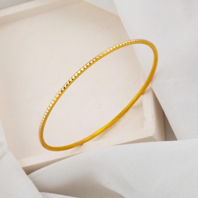 Noktalı 14K Gold Ajda Bracelet - 14K - 6.5g - EZ Gold