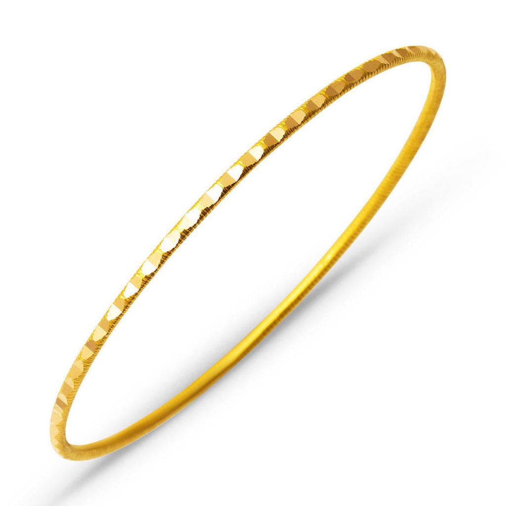 Kalemli 14 Karat Ajda Gold Bangle