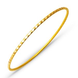 Kalemli 14 Karat Ajda Gold Bangle