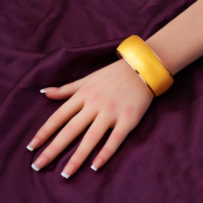 Mega Geniş Kumlu Gold Bracelet 25 Gram - 14K - 25g - EZ Gold