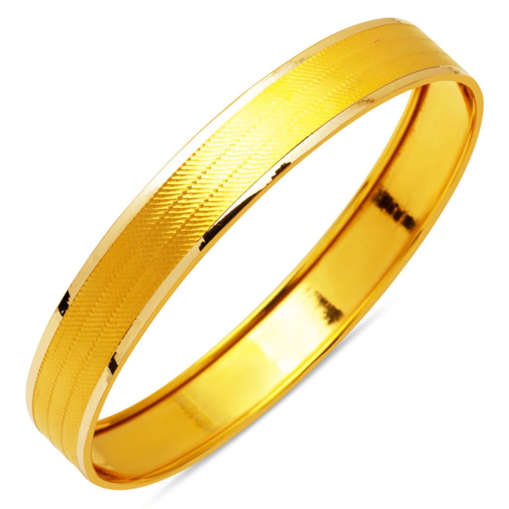 Woven Model 14 Karat Gold Bangle