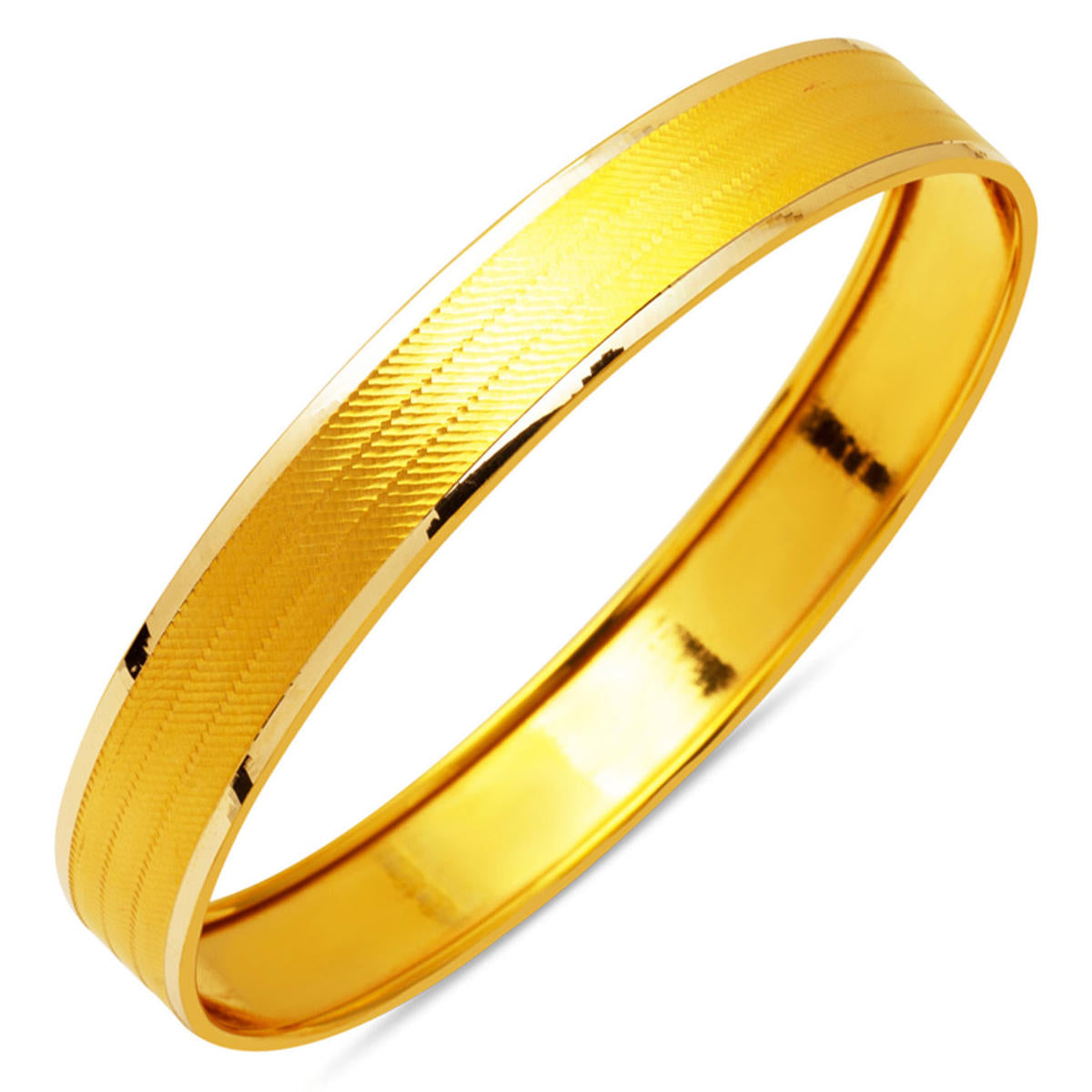 Woven Model 14 Karat Gold Bangle
