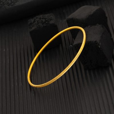 Ajda 14 Ayar Altın Simli Bilezik - 14K - 7.5g - EZ Gold