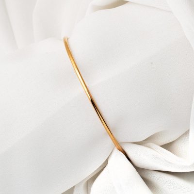14K Sade Düz Ajda Gold Bracelet - 14K - 7.5g - EZ Gold