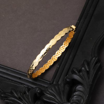 X Model 14 Ayar Altın Kelepçe Spor Bilezik - 14K - 7.95g - EZ Gold