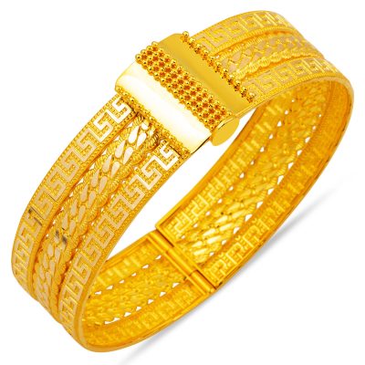 Versage Twistedlı Gold Cuff Bracelet