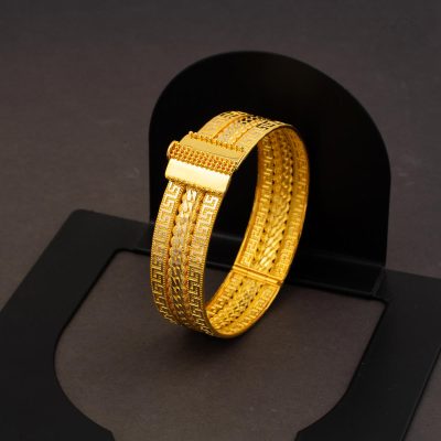 Versage Twistedlı Gold Cuff Bracelet - 14K - 16.4g - EZ Gold