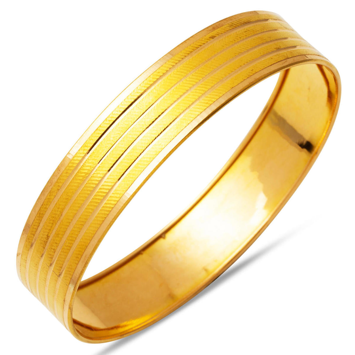 14 Karat Trabzon Woven Gold Bangle
