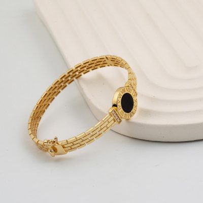 Mineli Romen Rakamlı 14 Ayar Altın Kelepçe - 14K - 15.72g - EZ Gold