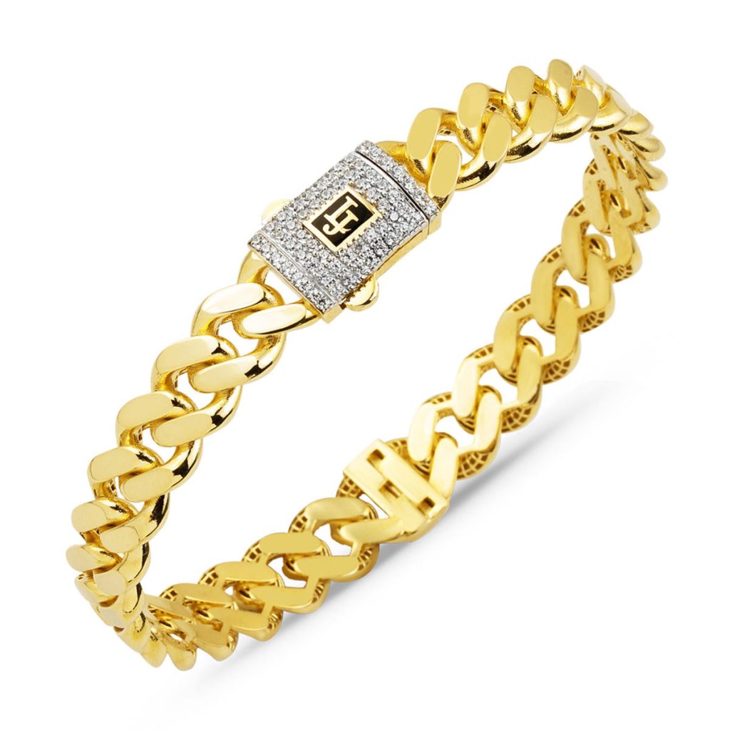 Gourmette 14 Carats Or Manchette