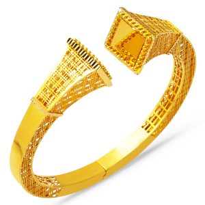 Özel Design 22 Carats Or Manchette Jonc