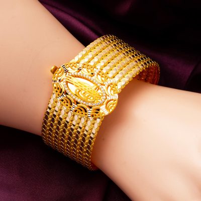 Tuğralı Erzurum Burma Kilitli Altın Bilezik - 14K - 27.43g - EZ Gold
