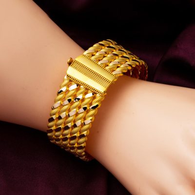 Mevlana Burmalı Kelepçe Altın Bilezik - 14K - 23.57g - EZ Gold