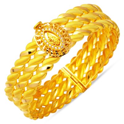 with Monogram 22K Gold Mevlana Twistedsı Cuff Bracelet