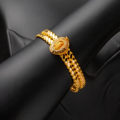 with Monogram 22K Gold Twistedlı Cuff Bracelet - 22K - 18.14g - EZ Gold