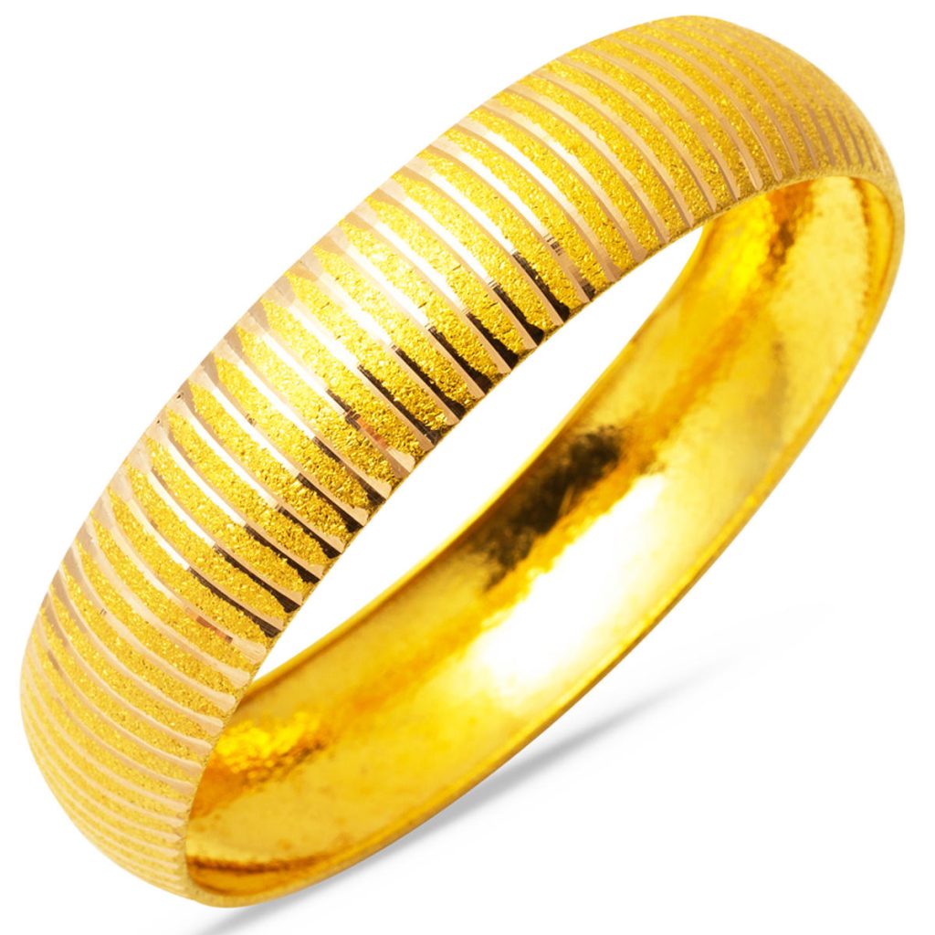 1,5 cm Enli 14 Carats Or Jonc 11 g.
