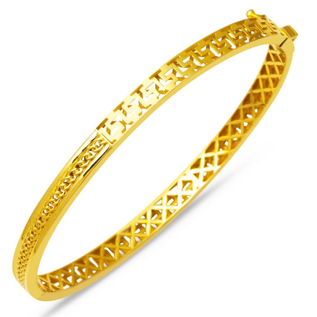 Amazon 14 Carats Or Manchette Jonc