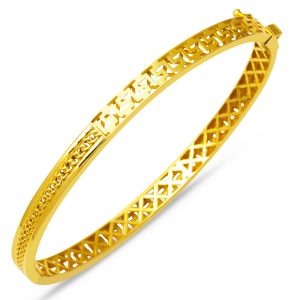 Amazon 14 Karat Gold Cuff Bangle