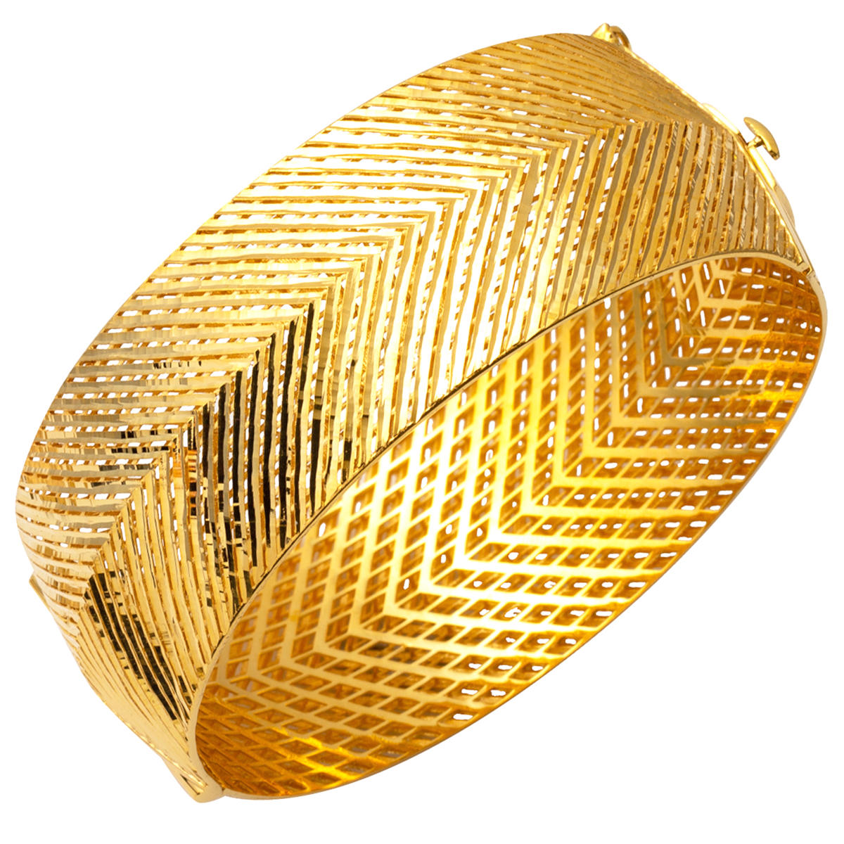 Prizma 14 Carats Or Manchette Jonc