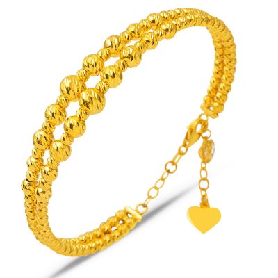 Top Goldlarla İşlenmiş 14K Bracelet