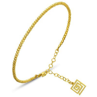 Rows Dizili Beaded 14K Gold Bracelet