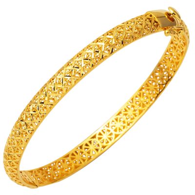 Etoile 22 Carats Or Manchette Jonc
