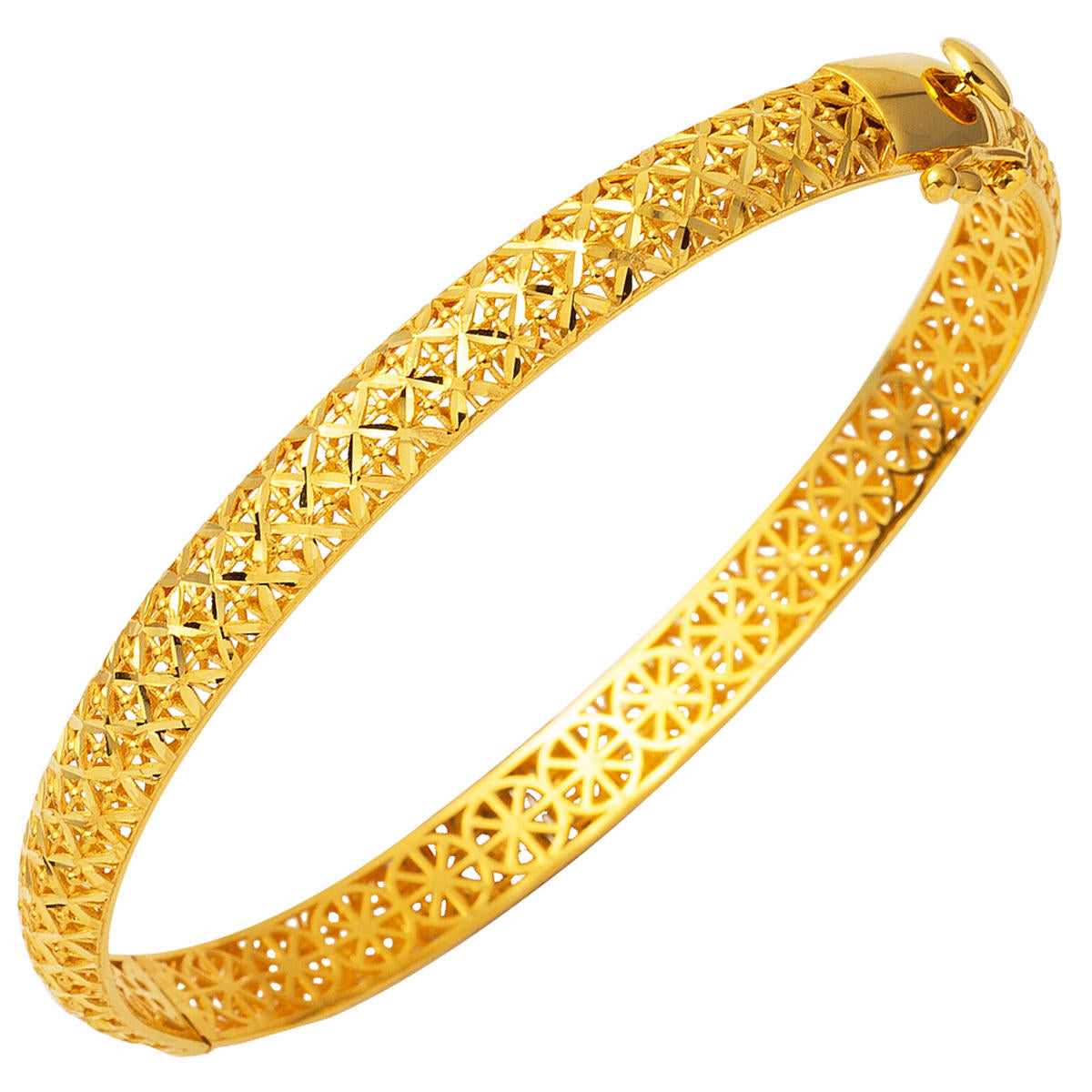 Etoile 22 Carats Or Manchette Jonc