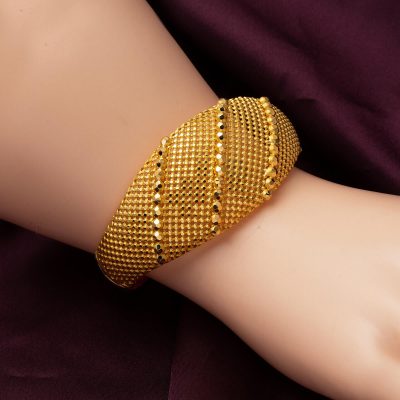Toplu 22 Ayar Altın Kelepçe Bilezik - 22K - 22.29g - EZ Gold