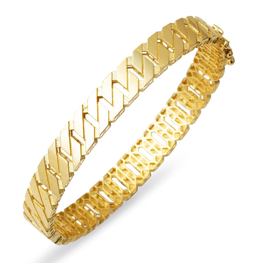 My Life 14 Carats Manchette Or Jonc