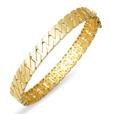 My Life 14K Cuff Gold Bracelet