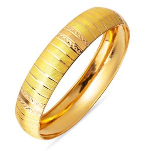 9 g. Mega 14 Karat Gold Bangle