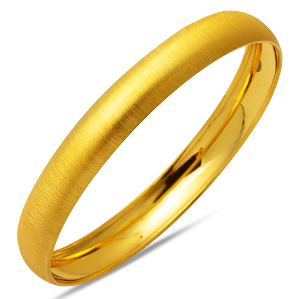 Setina 1 cm Enli 14 Karat Gold Bangle