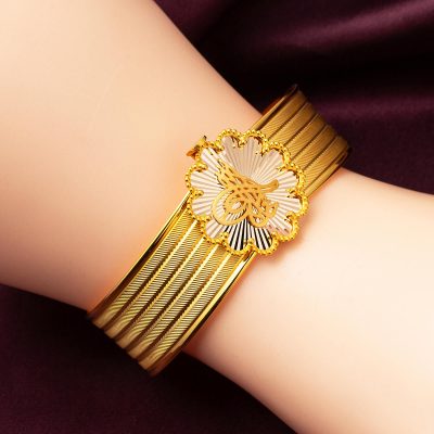 Tuğra 14 Ayar Altın Hasır Kelepçe Bilezik - 14K - 19.15g - EZ Gold