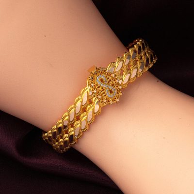 Sonsuzluk 14 Ayar Kelepçe Altın Bilezik - 14K - 11.94g - EZ Gold