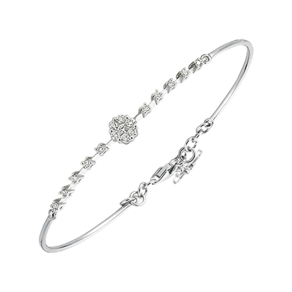 0,29 Carat Diamant Or Jonc