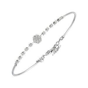 0,29 Carat Diamond Gold Bangle