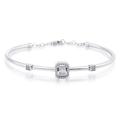 0,29 Karat Baguette Diamant Bracelet
