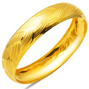 Saç Wovensü 14 Karat Gold Bangle 9,50 Gr.