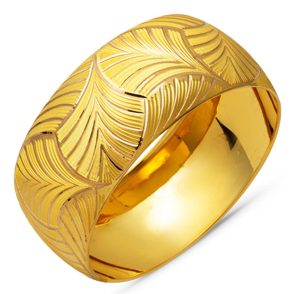 İstiridye 14 Karat Mega Gold Bangle 22 Gr