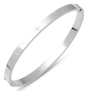 Blanc 14 Carats Or Manchette Jonc