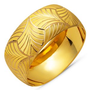 Mega 3 cm. 14 Carats Or Jonc 21 Gr.