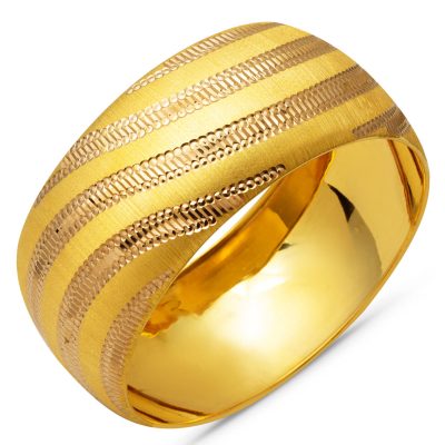 3 cm Genişliğinde 14 Karat Gold Bangle 21 Gr.