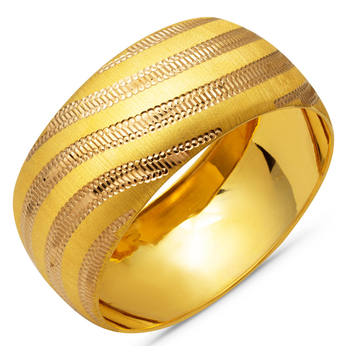 3 cm Genişliğinde 14 Carats Or Jonc 21 Gr.