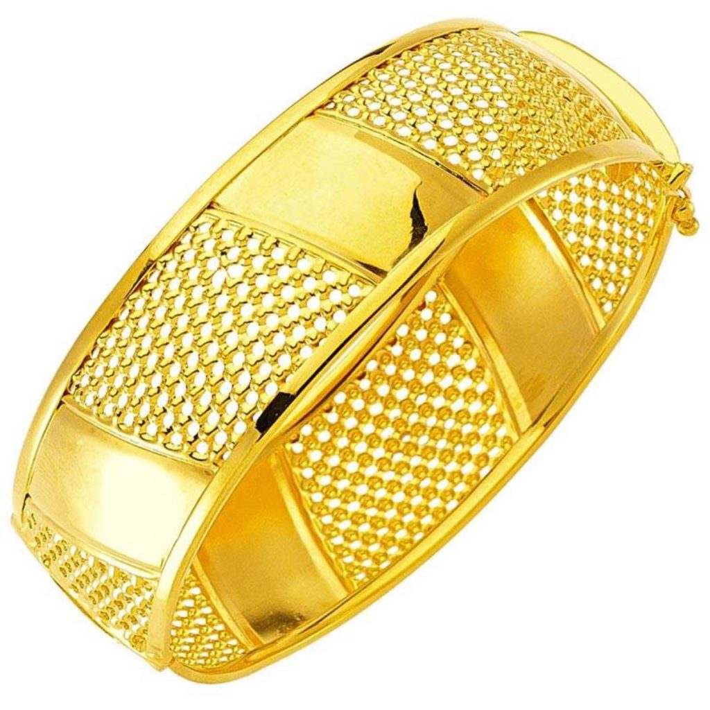 Sepet 22 Karat Gold Cuffli Bangle